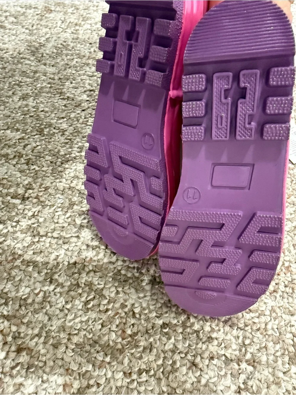 Pink Unicorn Kids Rain Boots